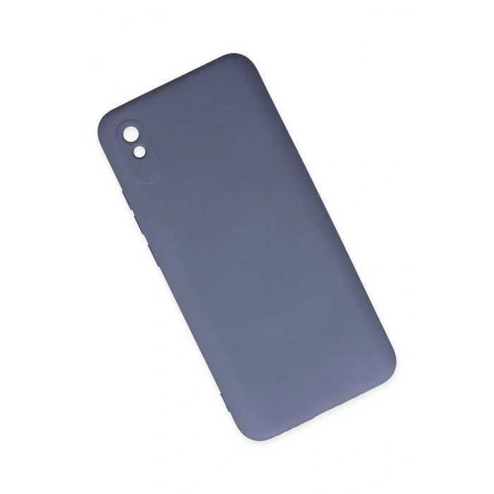 Xiaomi Redmi 9A Kılıf Nano içi Kadife Silikon - Gri