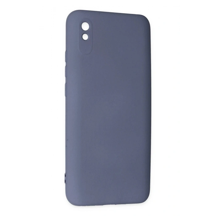 Xiaomi Redmi 9A Kılıf Nano içi Kadife Silikon - Gri