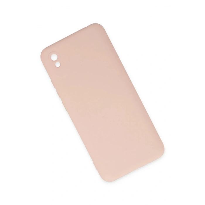 Xiaomi Redmi 9A Kılıf Nano içi Kadife Silikon - Pudra