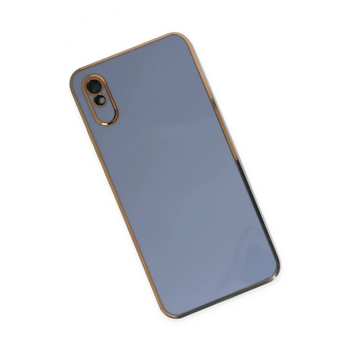 Xiaomi Redmi 9A Kılıf Volet Silikon - Mavi