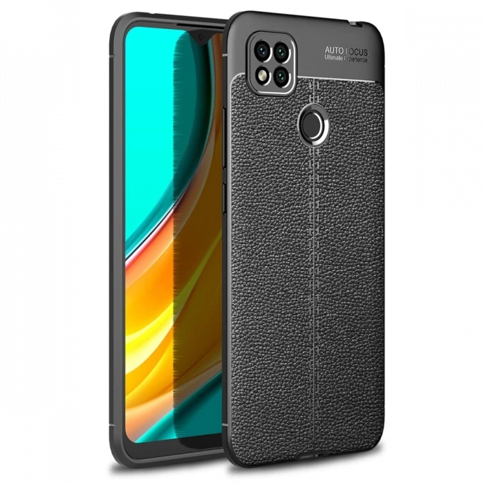 Xiaomi Redmi 9C Kılıf Auto Focus Kapak - Siyah