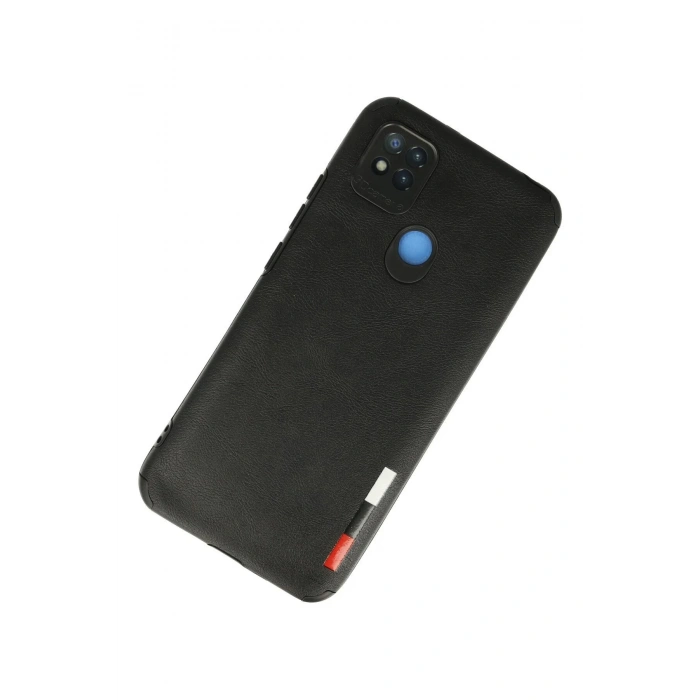 Xiaomi Redmi 9C Kılıf Loop Deri Silikon - Siyah