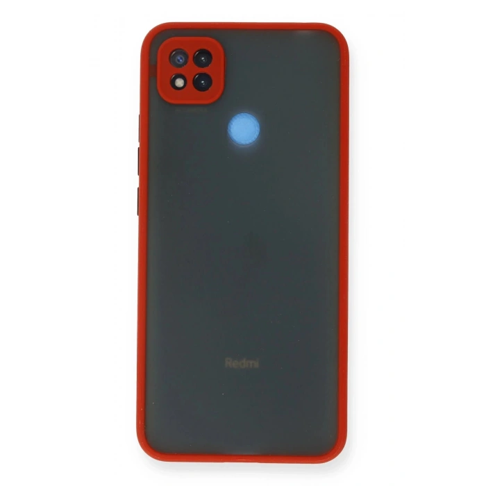 Xiaomi Redmi 9C Kılıf Montreal Silikon Kapak - Kırmızı