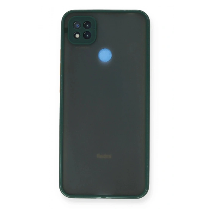 Xiaomi Redmi 9C Kılıf Montreal Silikon Kapak - Yeşil