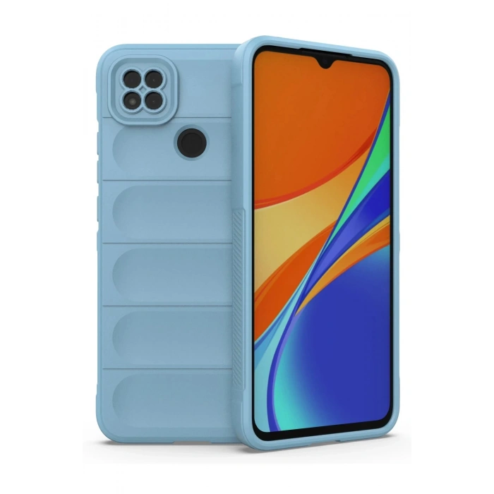 Xiaomi Redmi 9C Kılıf Optimum Silikon - Sky Blue