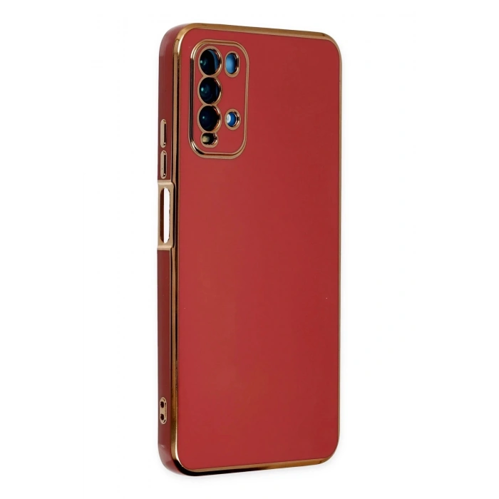 Xiaomi Redmi 9T Kılıf Volet Silikon - Kırmızı