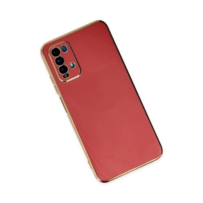 Xiaomi Redmi 9T Kılıf Volet Silikon - Kırmızı
