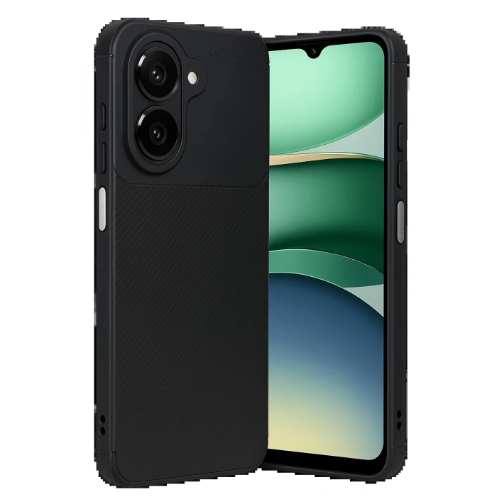 Xiaomi Redmi A5 4G Auto Focus Karbon Kapak - Siyah