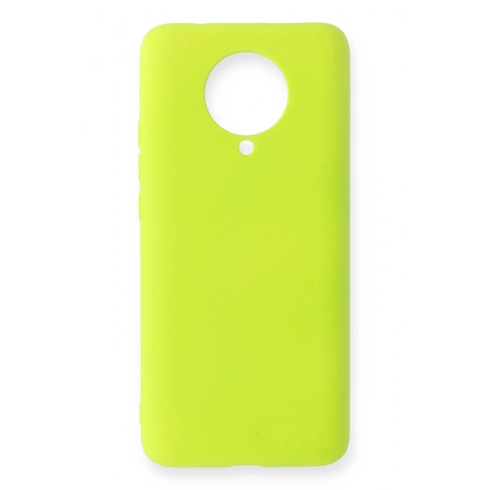 Xiaomi Redmi K30 Pro Kılıf Nano içi Kadife Silikon - Sarı