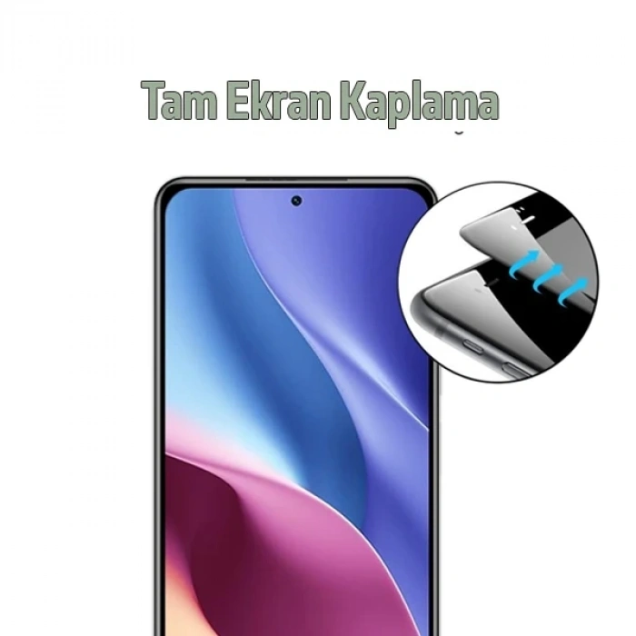 Xiaomi Redmi K40/k40 Pro  Full Glue Tam Kaplama Ekran Koruyucu