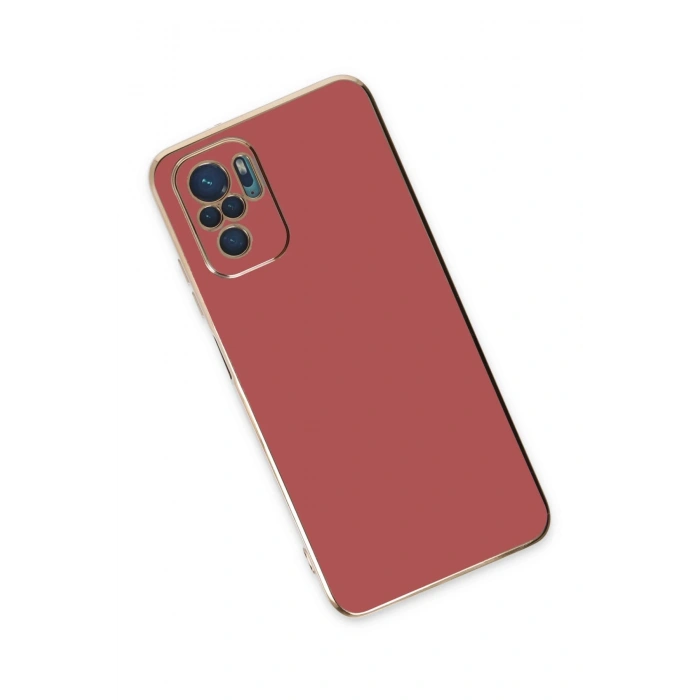 Xiaomi Redmi Note 10 Kılıf Volet Silikon - Kırmızı