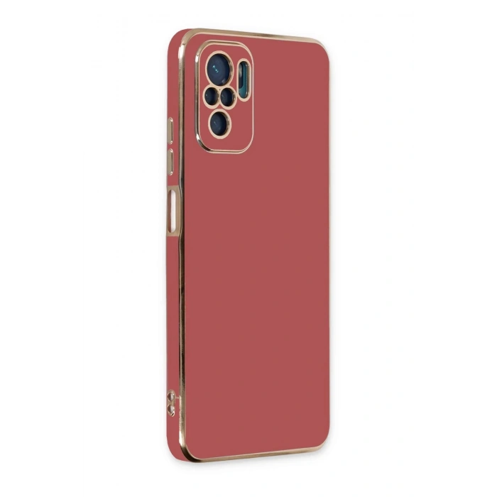 Xiaomi Redmi Note 10 Kılıf Volet Silikon - Kırmızı