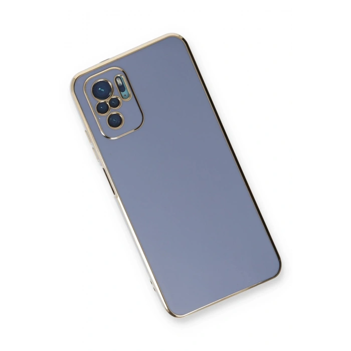 Xiaomi Redmi Note 10 Kılıf Volet Silikon - Mavi