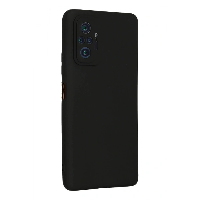 Xiaomi Redmi Note 10 Pro Kılıf First Silikon - Siyah