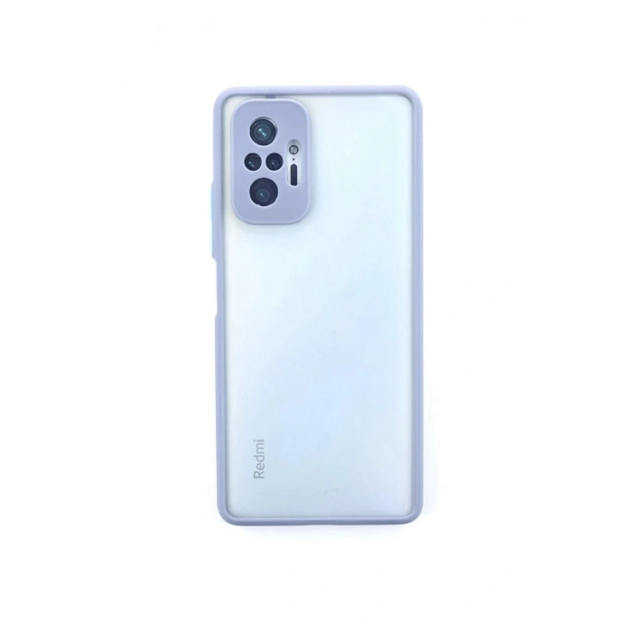 Xiaomi Redmi Note 10 Pro Kılıf Montreal Silikon Kapak - Gri