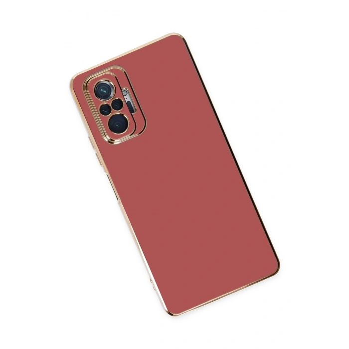 Xiaomi Redmi Note 10 Pro Kılıf Volet Silikon - Kırmızı