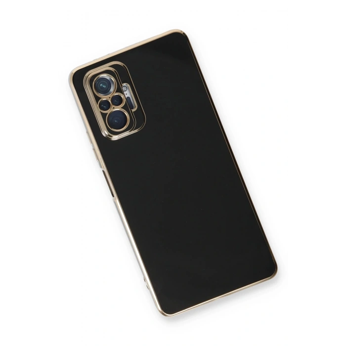 Xiaomi Redmi Note 10 Pro Kılıf Volet Silikon - Siyah