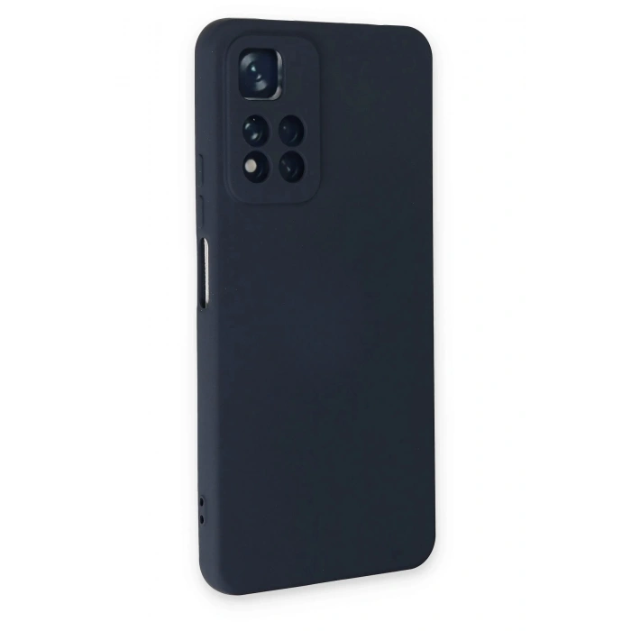 Xiaomi Redmi Note 11 Pro Plus 5G Kılıf Nano içi Kadife Silikon - Lacivert