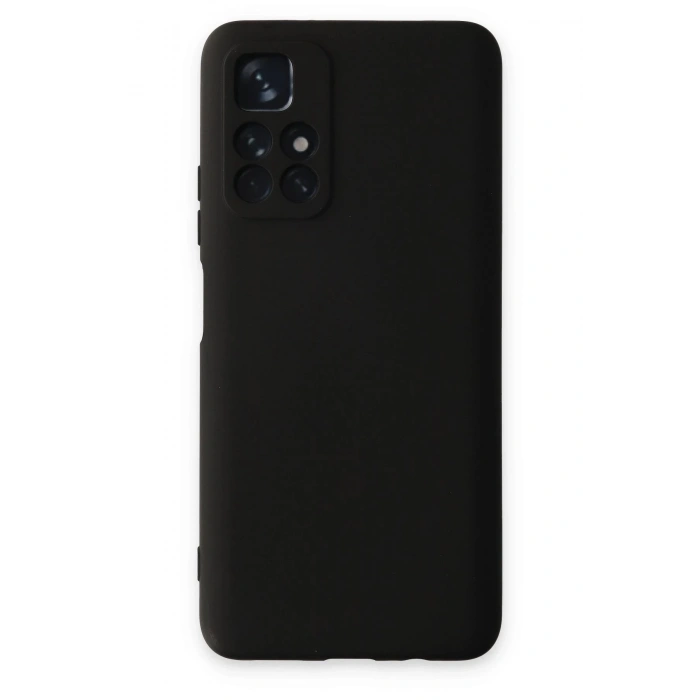 Xiaomi Redmi Note 11T Kılıf Nano içi Kadife Silikon - Siyah