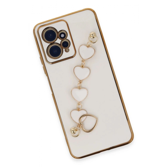 Xiaomi Redmi Note 12 4G Kılıf Esila Silikon - Beyaz