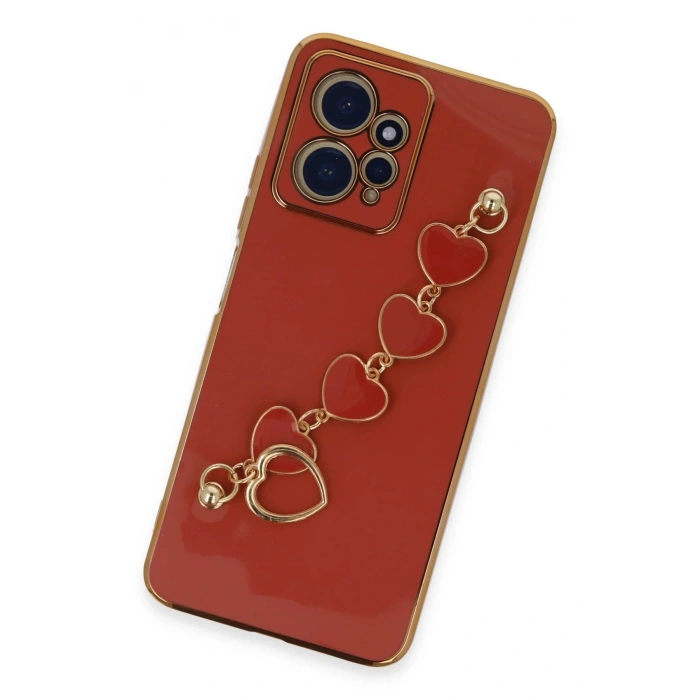 Xiaomi Redmi Note 12 4G Kılıf Esila Silikon - Kırmızı