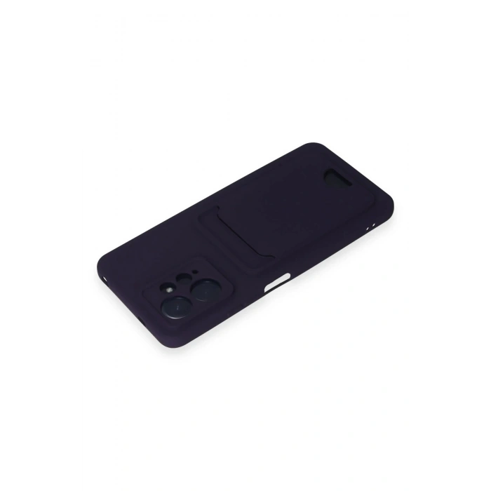 Xiaomi Redmi Note 12 4G Kılıf Kelvin Kartvizitli Silikon - Derin Mor