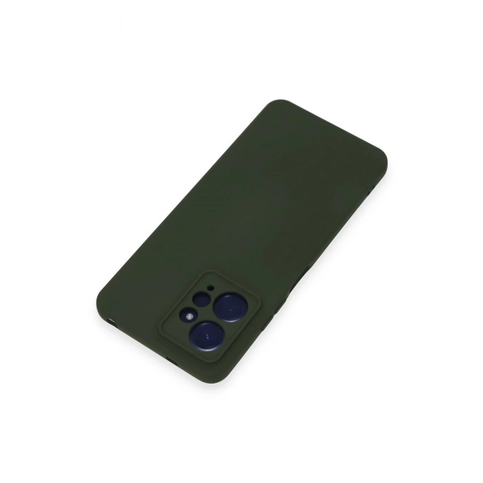 Xiaomi Redmi Note 12 4G Kılıf Nano içi Kadife Silikon - Koyu Yeşil