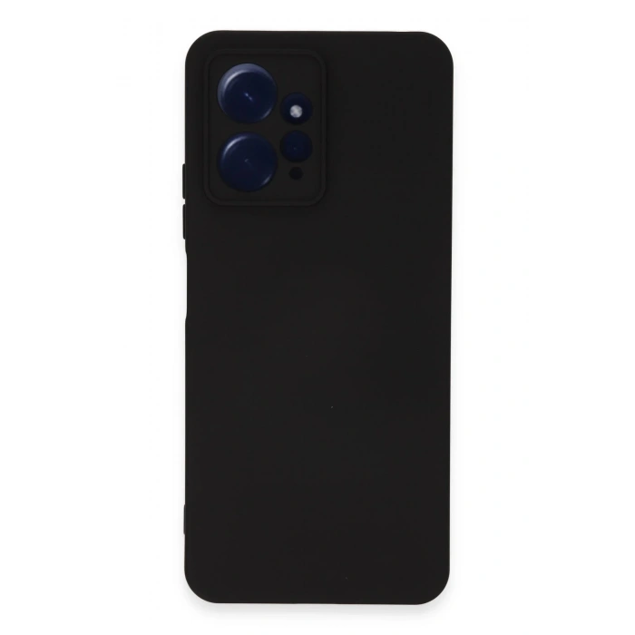 Xiaomi Redmi Note 12 4G Kılıf Nano içi Kadife Silikon - Siyah