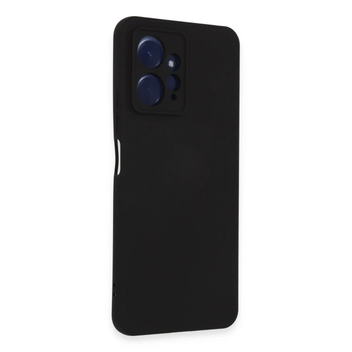 Xiaomi Redmi Note 12 4G Kılıf Nano içi Kadife Silikon - Siyah