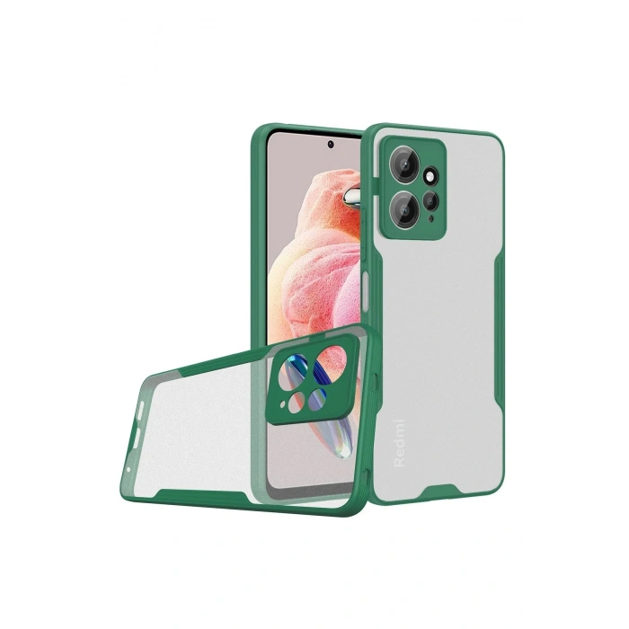Xiaomi Redmi Note 12 4G Kılıf Platin Silikon - Yeşil