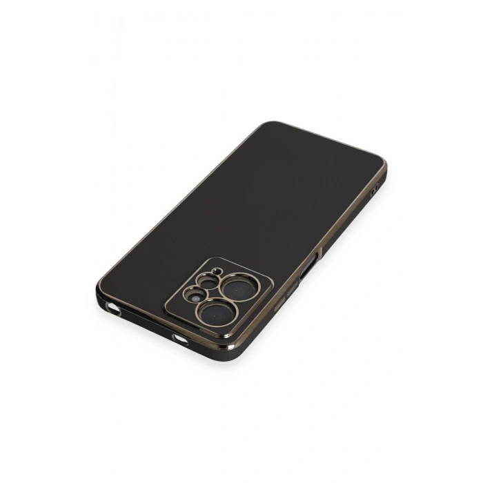 Xiaomi Redmi Note 12 4G Kılıf Volet Silikon - Siyah