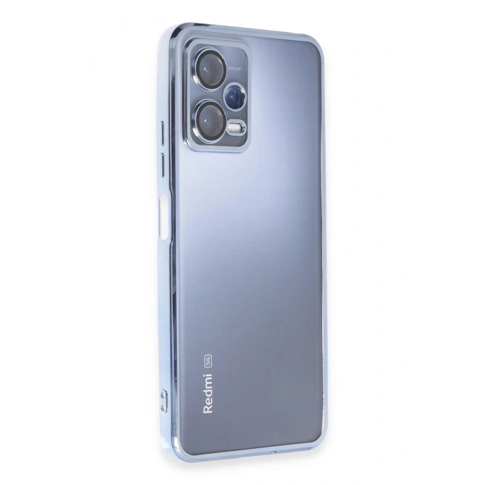 Xiaomi Redmi Note 12 5G Kılıf Lensli Silikon - Açık Mavi