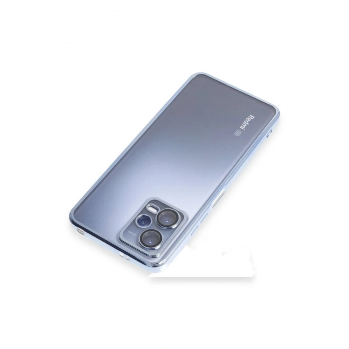 Xiaomi Redmi Note 12 5G Kılıf Lensli Silikon - Açık Mavi
