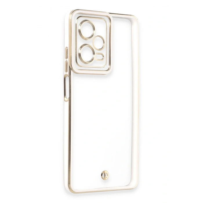 Xiaomi Redmi Note 12 5G Kılıf Liva Lens Silikon - Beyaz