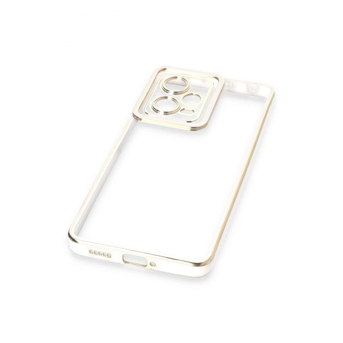 Xiaomi Redmi Note 12 5G Kılıf Liva Lens Silikon - Beyaz