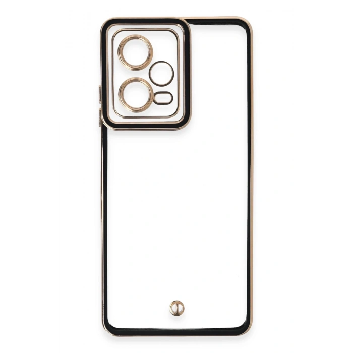 Xiaomi Redmi Note 12 5G Kılıf Liva Lens Silikon - Siyah