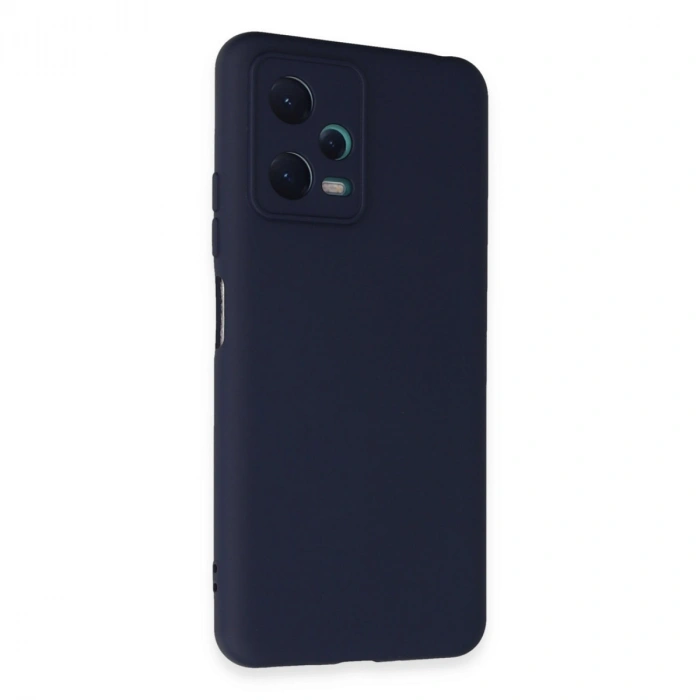 Xiaomi Redmi Note 12 5G Kılıf Nano içi Kadife Silikon - Lacivert
