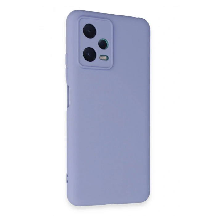 Xiaomi Redmi Note 12 5G Kılıf Nano içi Kadife Silikon - Lila