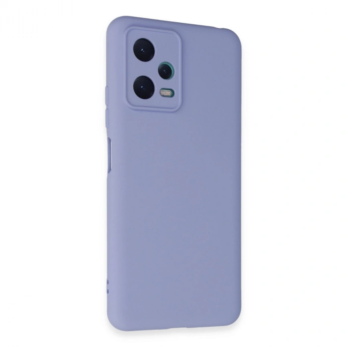 Xiaomi Redmi Note 12 5G Kılıf Nano içi Kadife Silikon - Lila