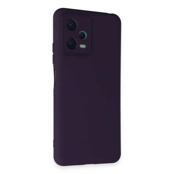 Xiaomi Redmi Note 12 5G Kılıf Nano içi Kadife Silikon - Mor
