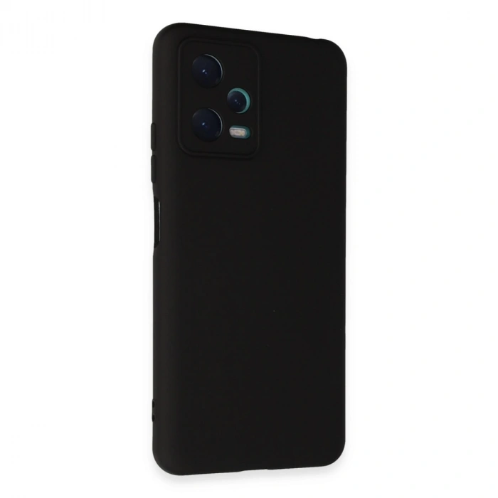 Xiaomi Redmi Note 12 5G Kılıf Nano içi Kadife Silikon - Siyah