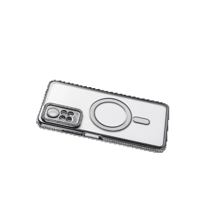 Xiaomi Redmi Note 12 Pro 4G Joke Simli Magneticsafe Kılıf - Siyah