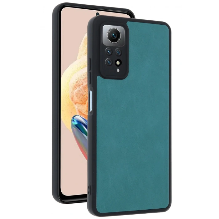 Xiaomi Redmi Note 12 Pro 4G Kılıf Aras Deri Kapak - Açık Yeşil