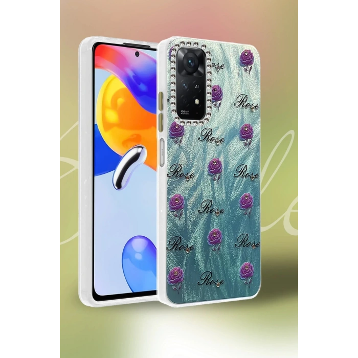 Xiaomi Redmi Note 12 Pro 4G Kılıf Blade Aynalı Desenli Kapak - Desen 4