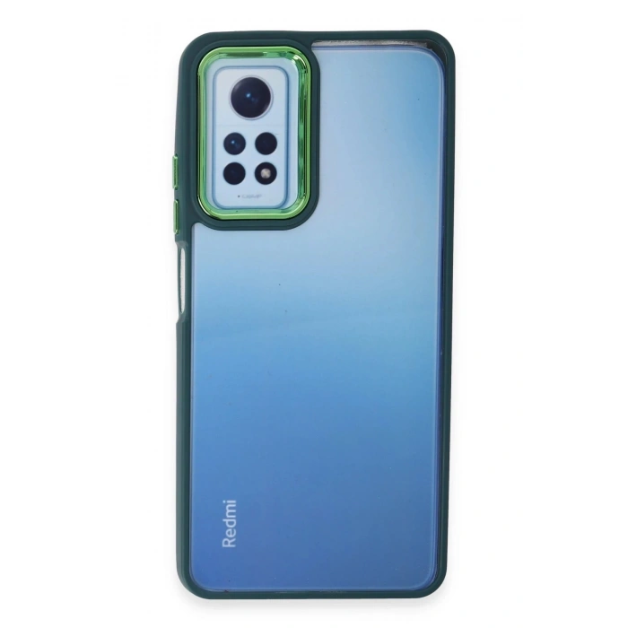 Xiaomi Redmi Note 12 Pro 4G Kılıf Dora Kapak - Haki Yeşil
