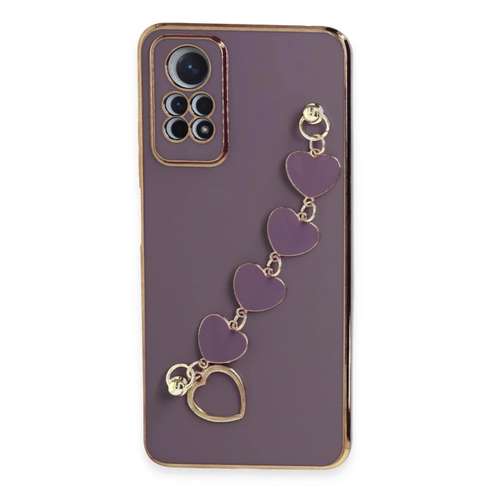 Xiaomi Redmi Note 12 Pro 4G Kılıf Esila Silikon - Mor