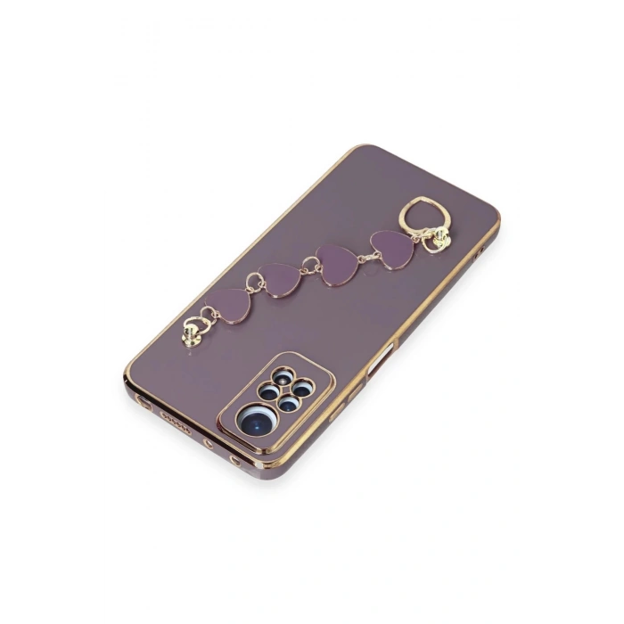 Xiaomi Redmi Note 12 Pro 4G Kılıf Esila Silikon - Mor