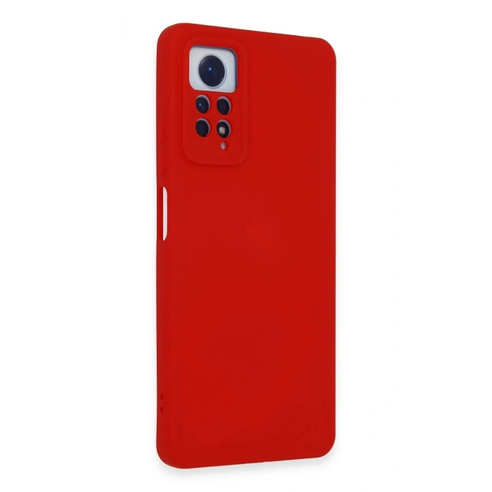 Xiaomi Redmi Note 12 Pro 4G Kılıf Nano içi Kadife Silikon - Kırmızı