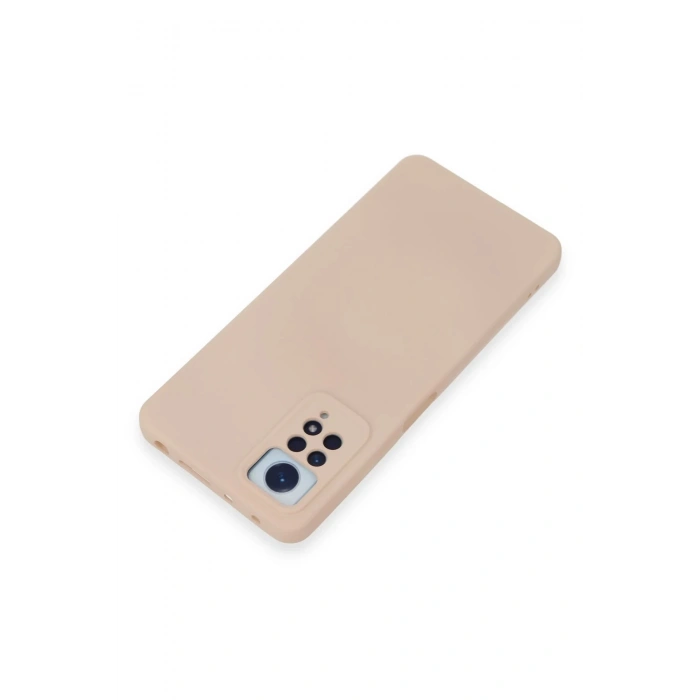 Xiaomi Redmi Note 12 Pro 4G Kılıf Nano içi Kadife Silikon - Pudra