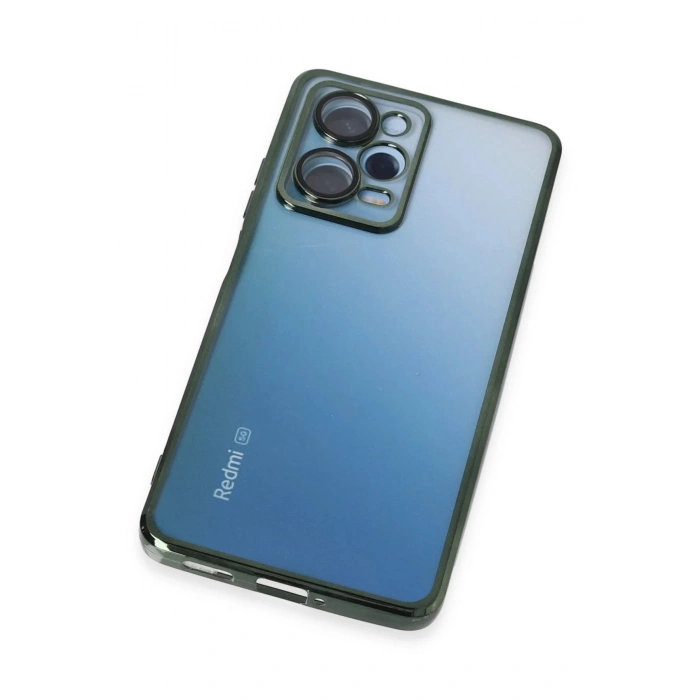 Xiaomi Redmi Note 12 Pro 5G Kılıf Lensli Silikon - Yeşil
